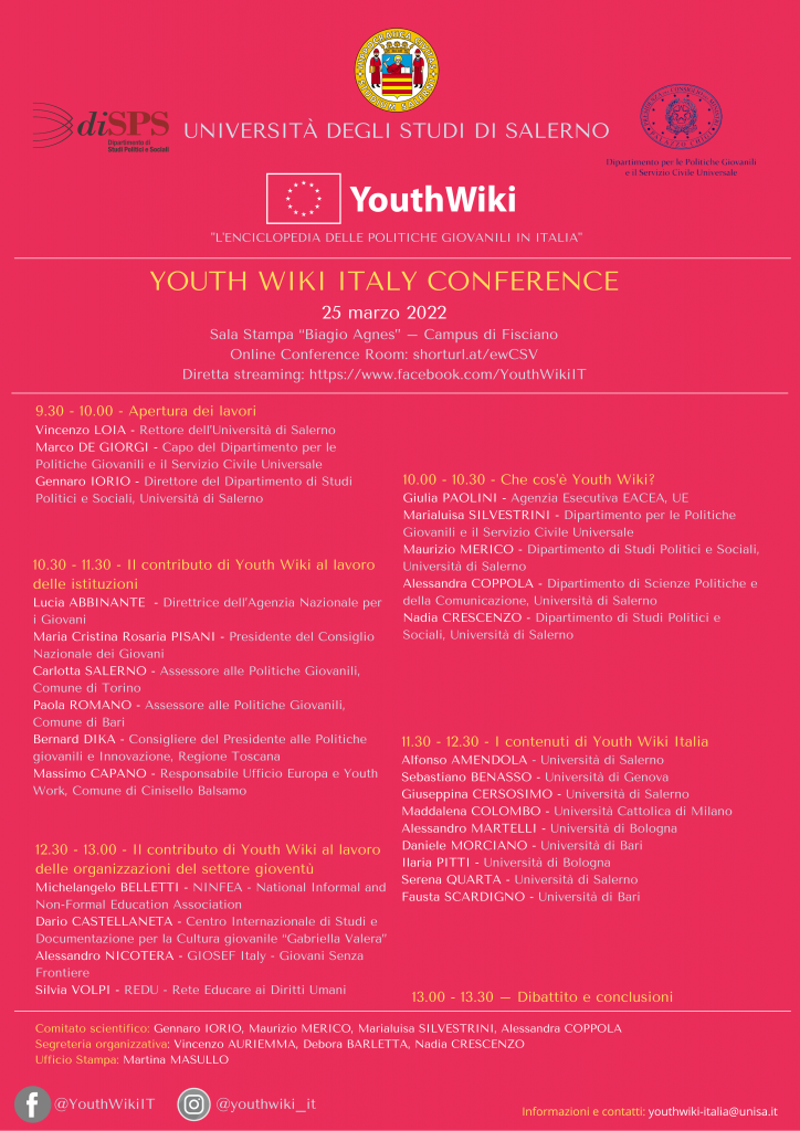 evento youth wiki 25 marzo 2022